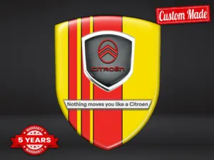 Citroen Decalcomanie Cofano Auto Max Resistenti Pro Chic